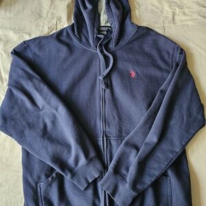 U.S. Polo Assn. Men's Navy Zip-Up Sweater